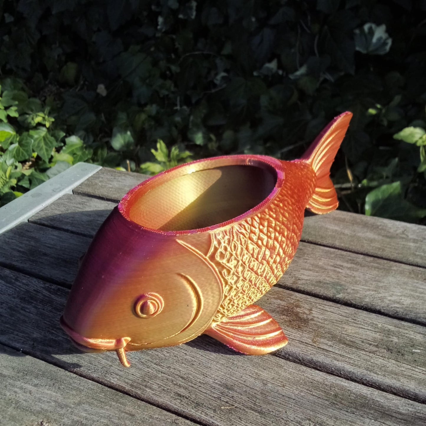 Koi Fish Planter