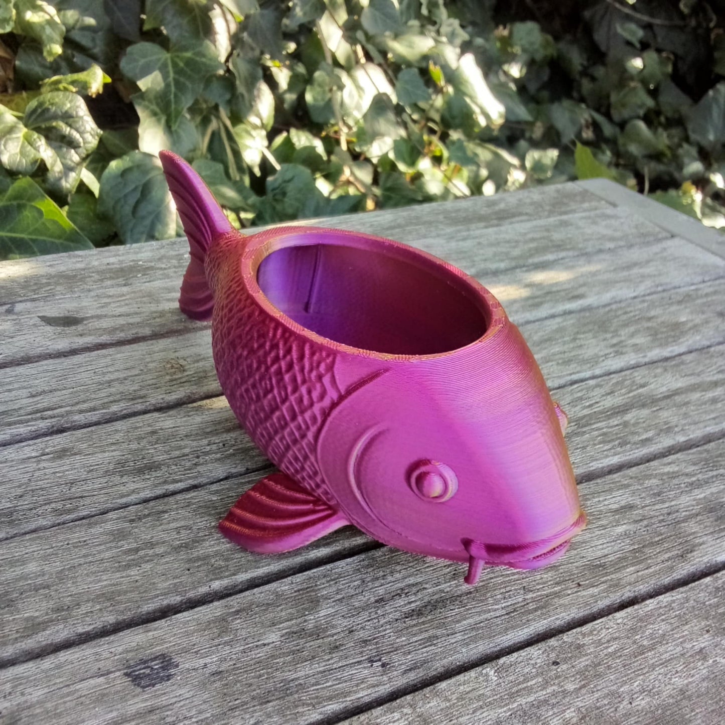 Koi Fish Planter