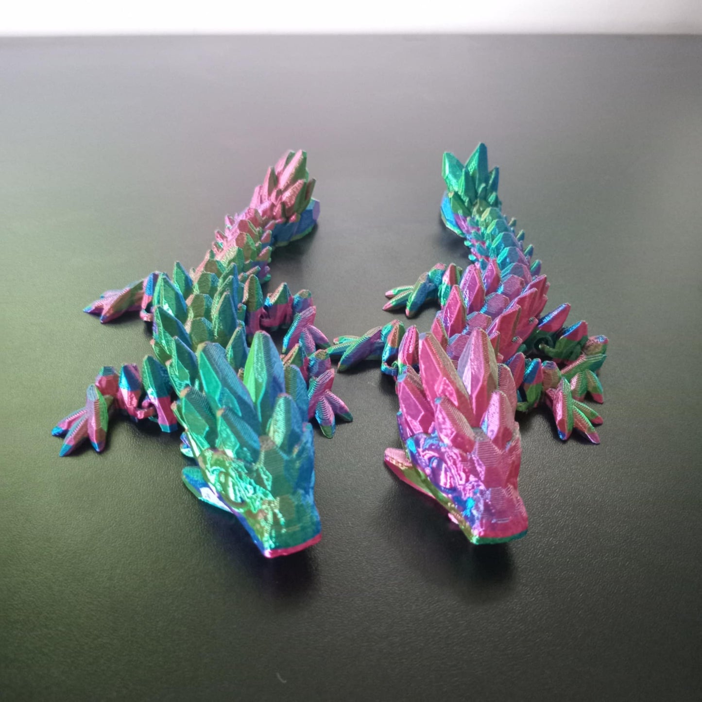 Rainbow Articulated Dragon Twins