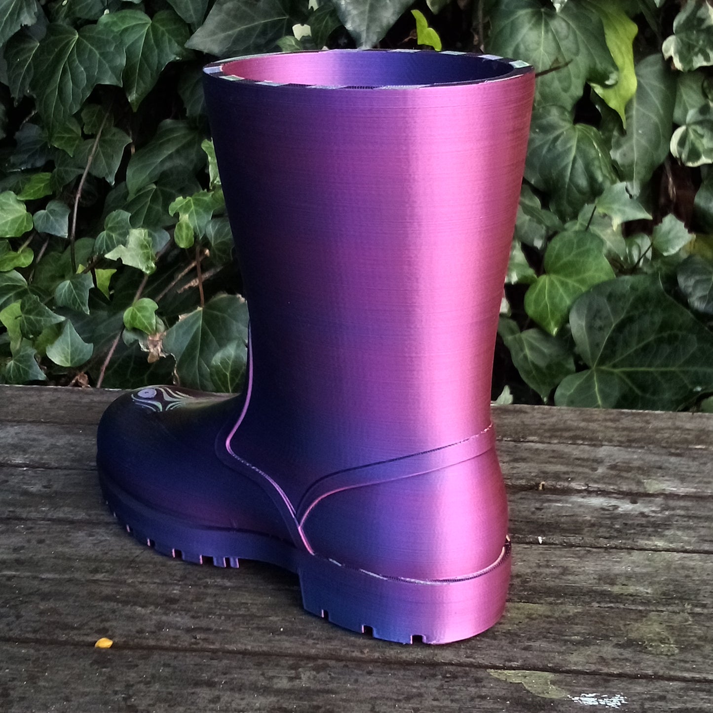 Rainbow Boot Planter