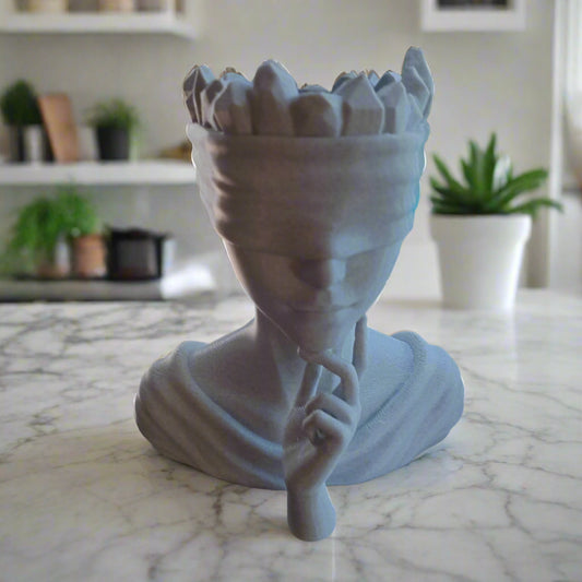 Crystal Woman Plant Pot
