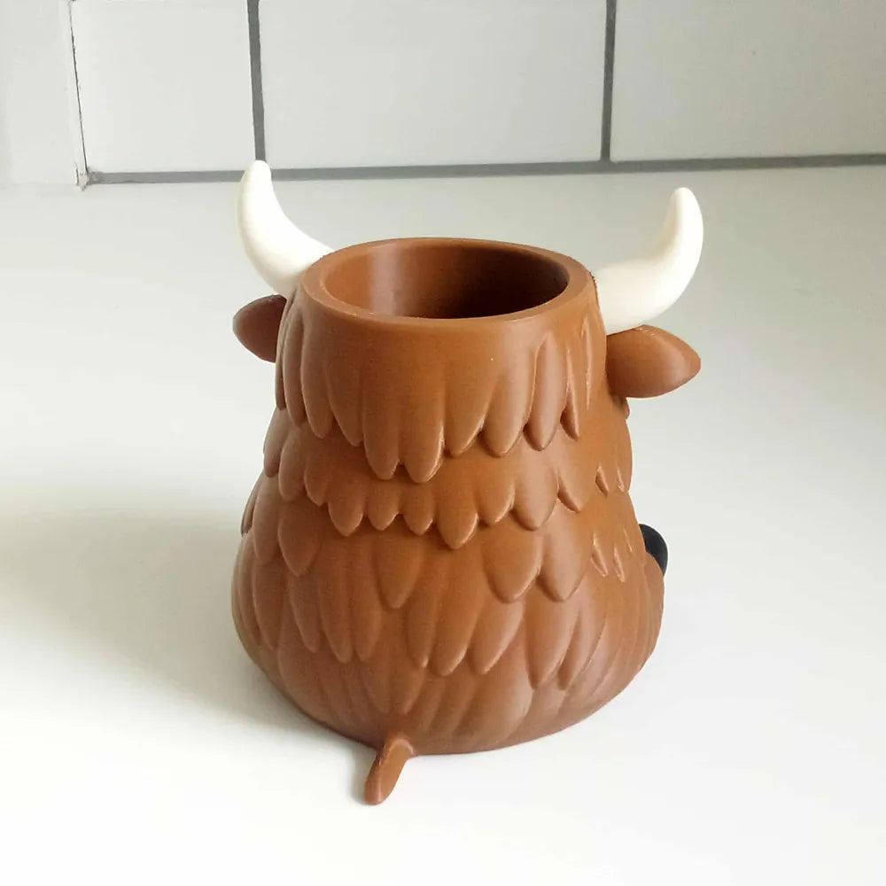 Cute Highland Cow Planter