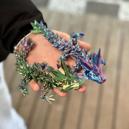Rainbow Articulated Dragon Twins