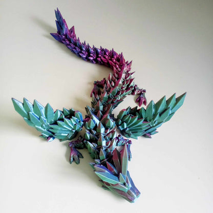 Winged Crystal Dragon - 50cm