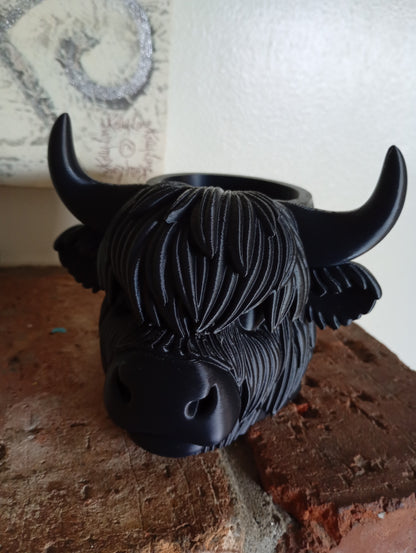 Highland Cow Head Planter