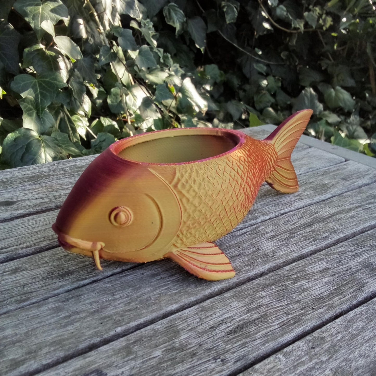 Koi Fish Planter