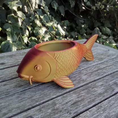 Koi Fish Planter