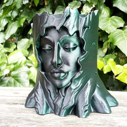 Emerging Beauty | Iridescent Sculptural Planter