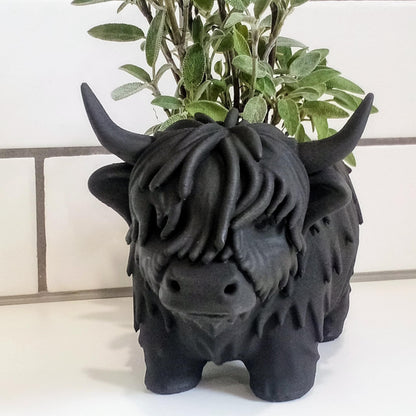 Highland Cow Planter