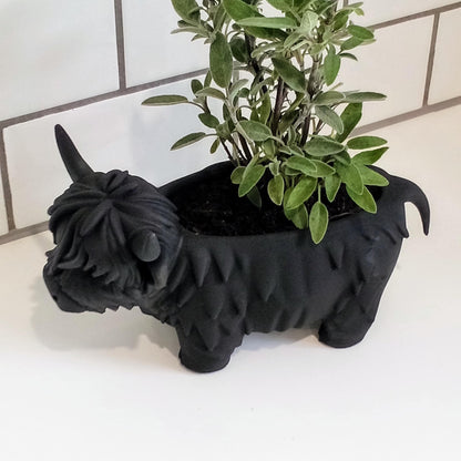 Highland Cow Planter