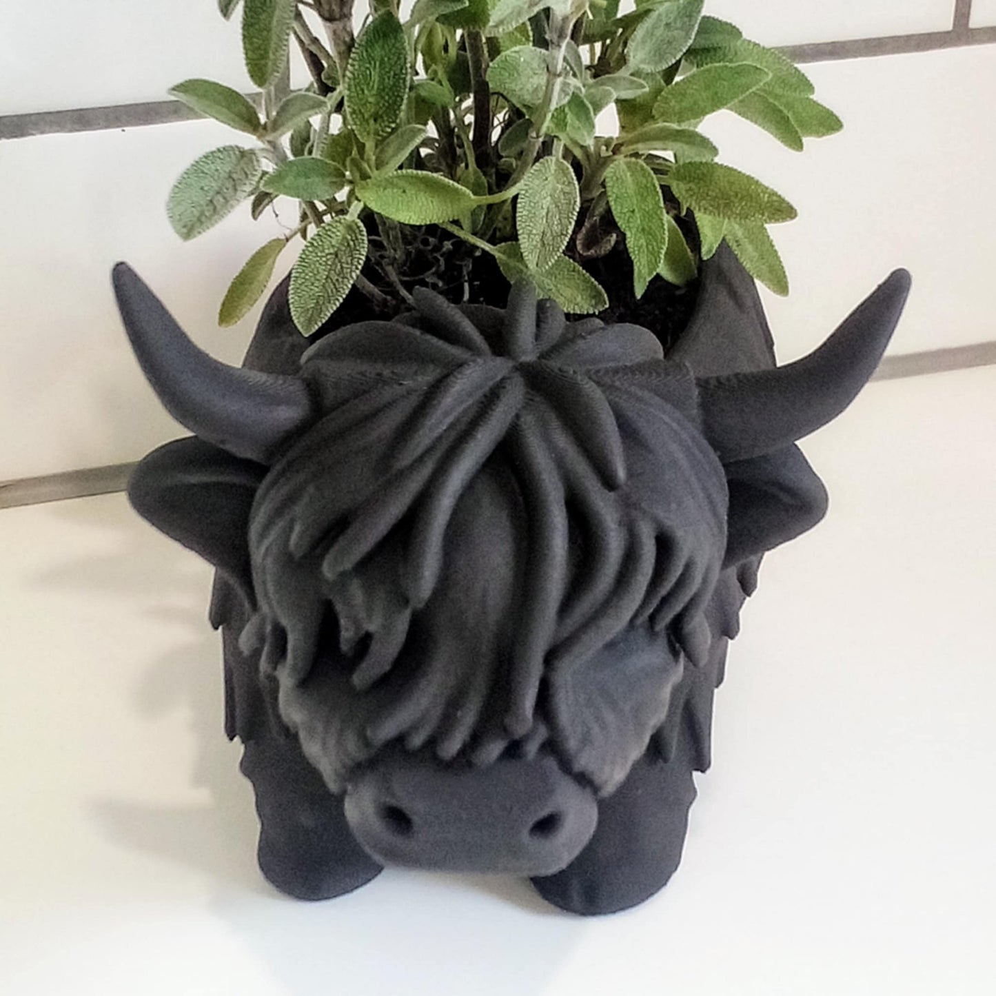 Highland Cow Planter