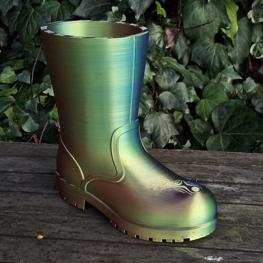 Rainbow Boot Planter