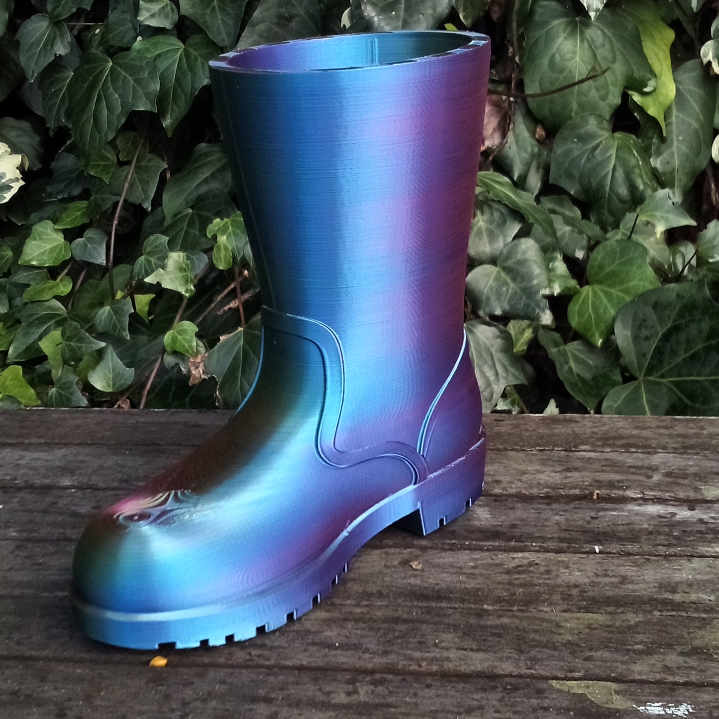Rainbow Boot Planter